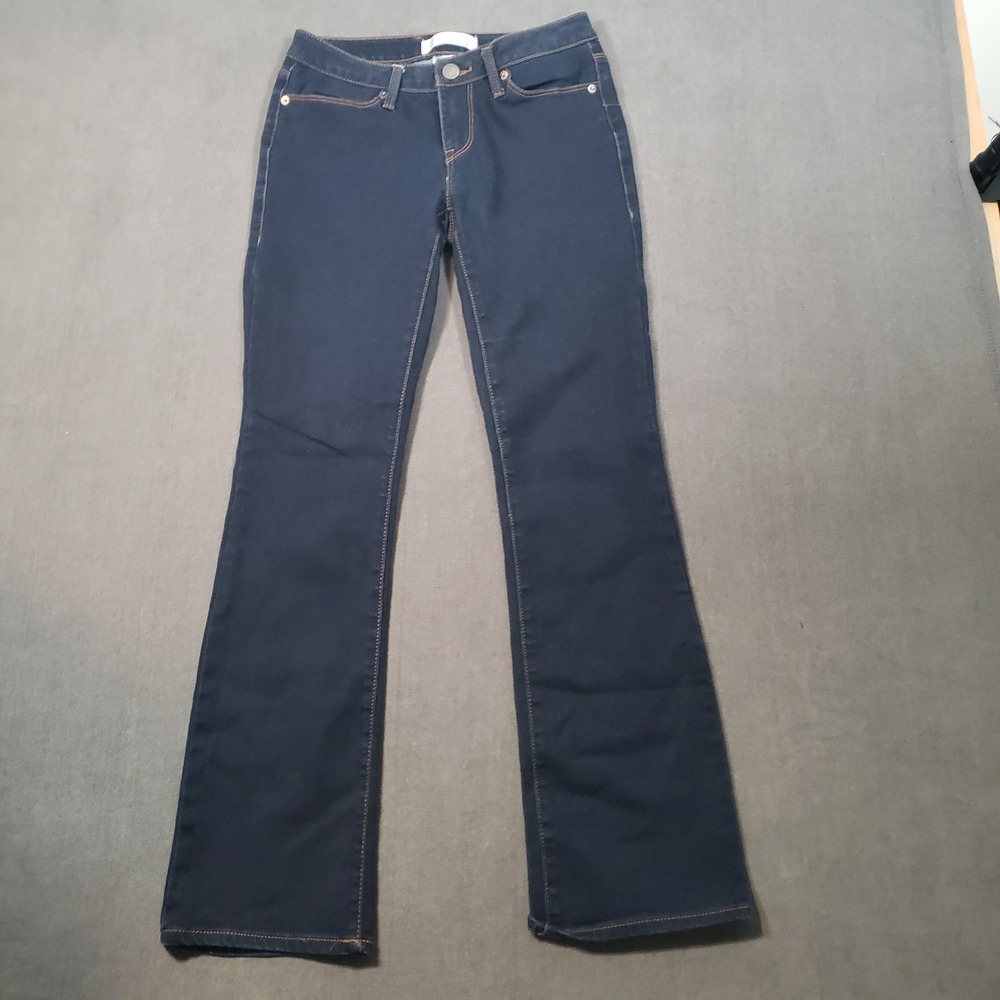 No Boundaries Bootcut Jeans Womens 7 Dark Blue Rinse Stretch Denim NJ37B788K